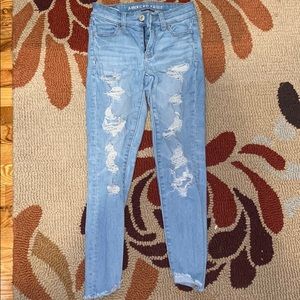 skinny jeggings from American eagle